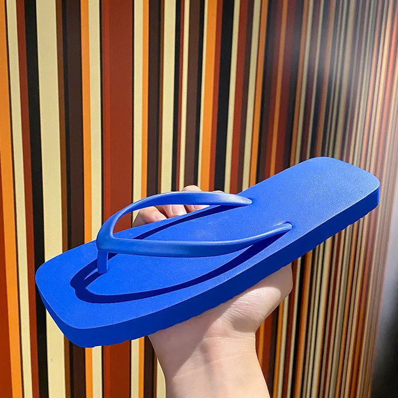 Men's Thick Sole Flip Flops | Non-Slip Beach & Indoor Slippers