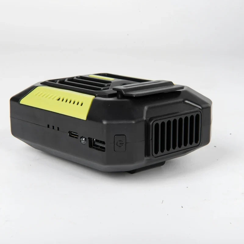 Portable USB Clip-On Belt Fan with LED Light | Travel & Outdoor