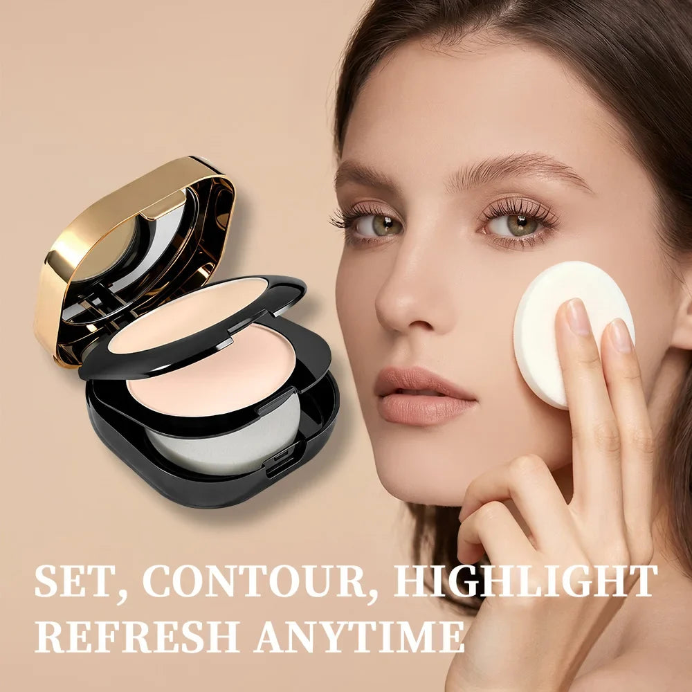 Collagen Contour Setting Powder – 2 Shades, Matte & Waterproof