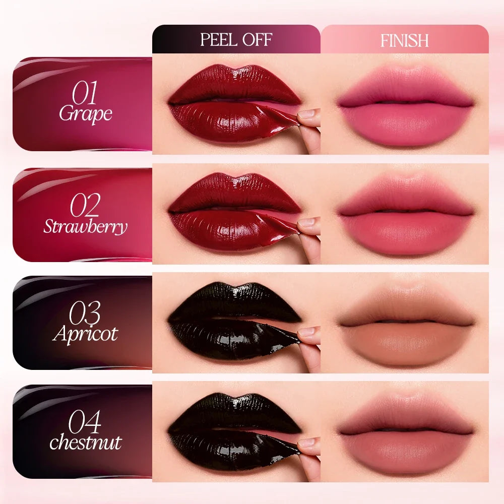 O.TWO.O Peel-Off Lip Stain | 48H Waterproof Color-Lock Lip Tint