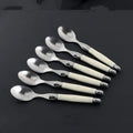 Laguiole Ivory White Stainless Steel Cutlery Set 4/6/24 Pcs