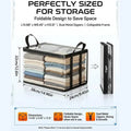 Heavy Duty Storage Bags Handles Foldable Packing Tote Travel Moving