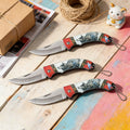 Multifunctional Folding Knife – EDC Camping & Fishing Utility