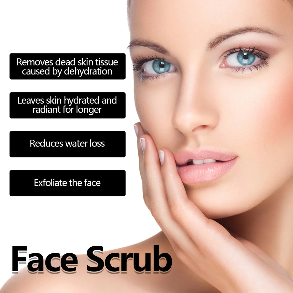 EELHOE Facial Scrub – Exfoliate, Shrink Pores & Brighten Skin