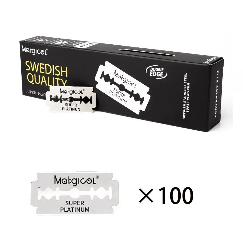 Double-Sided Safety Razor Blades for Men – 50/100/200 Pack
