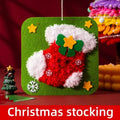 Non-woven Fabric Christmas Sewing Fun Threading Handicrafts DIY