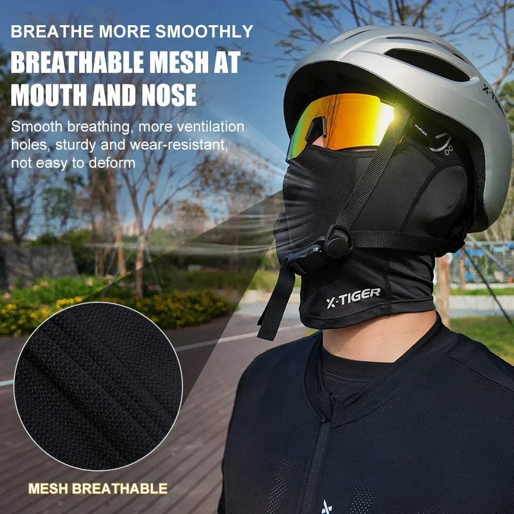 X-TIGER Cycling Balaclava UPF50+ Full Face Mask – Summer UV
