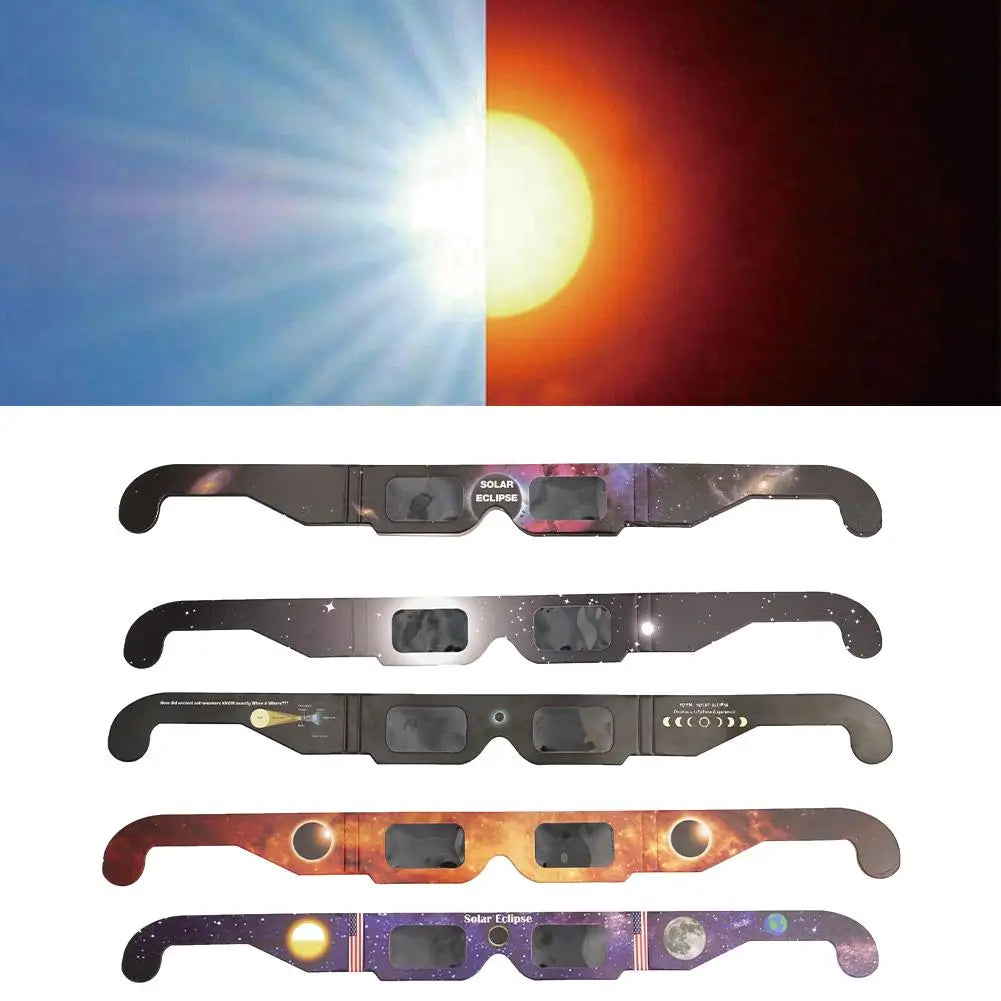 Solar Eclipse Glasses for Kids & Adults | Safe Paper Eyewear