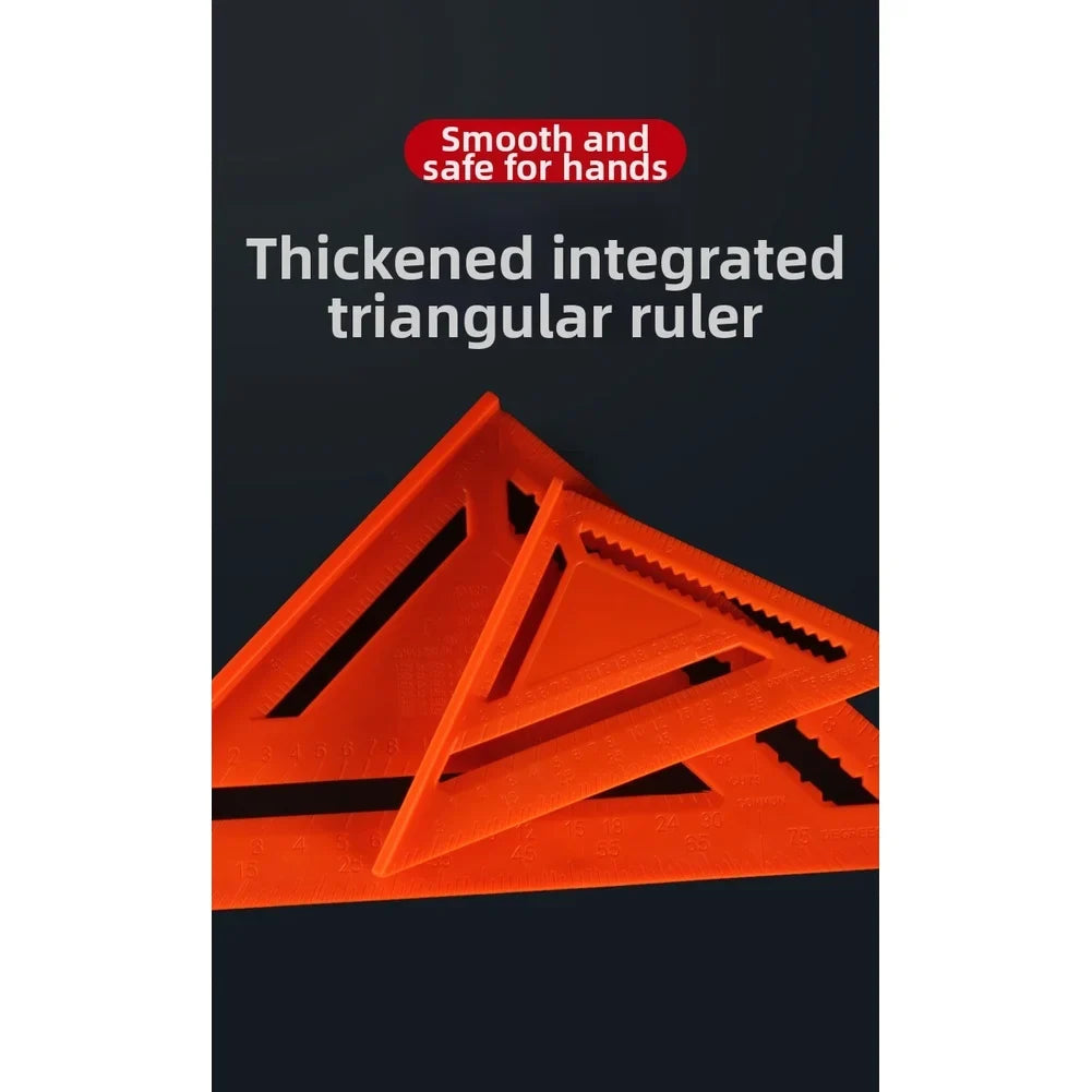 Triangle Ruler 7" & 12" – Woodworking Angle Measuring Tool