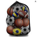 Extra Large Mesh Ball Bag – Drawstring Sports Storage Net