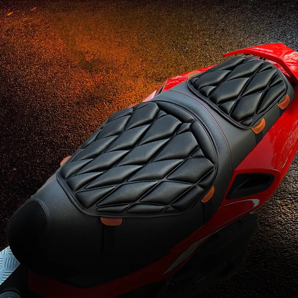 Universal 3D Anti-Slip Motorcycle Seat Cushion Cover | Breathable