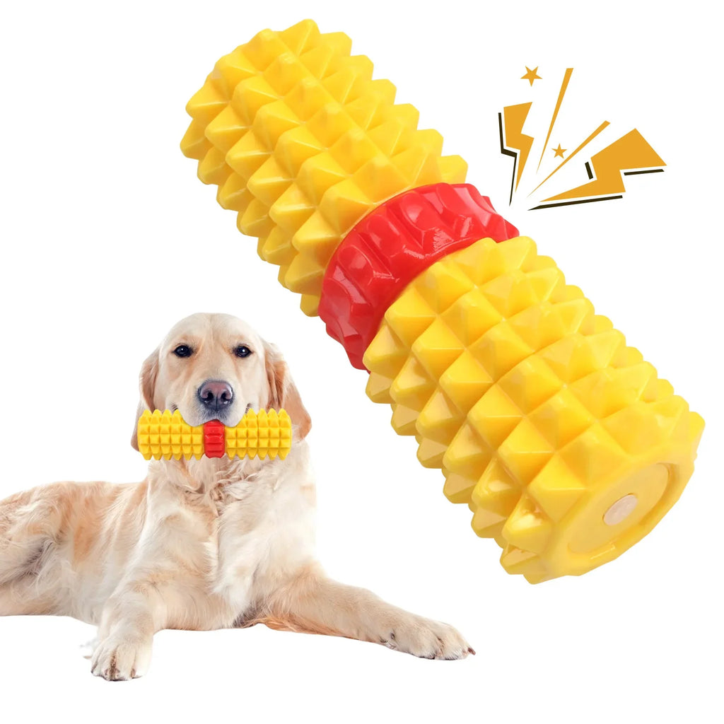 Tpr Dog Toy Highly Durable Realistic Sound-making Corn Bite Teething