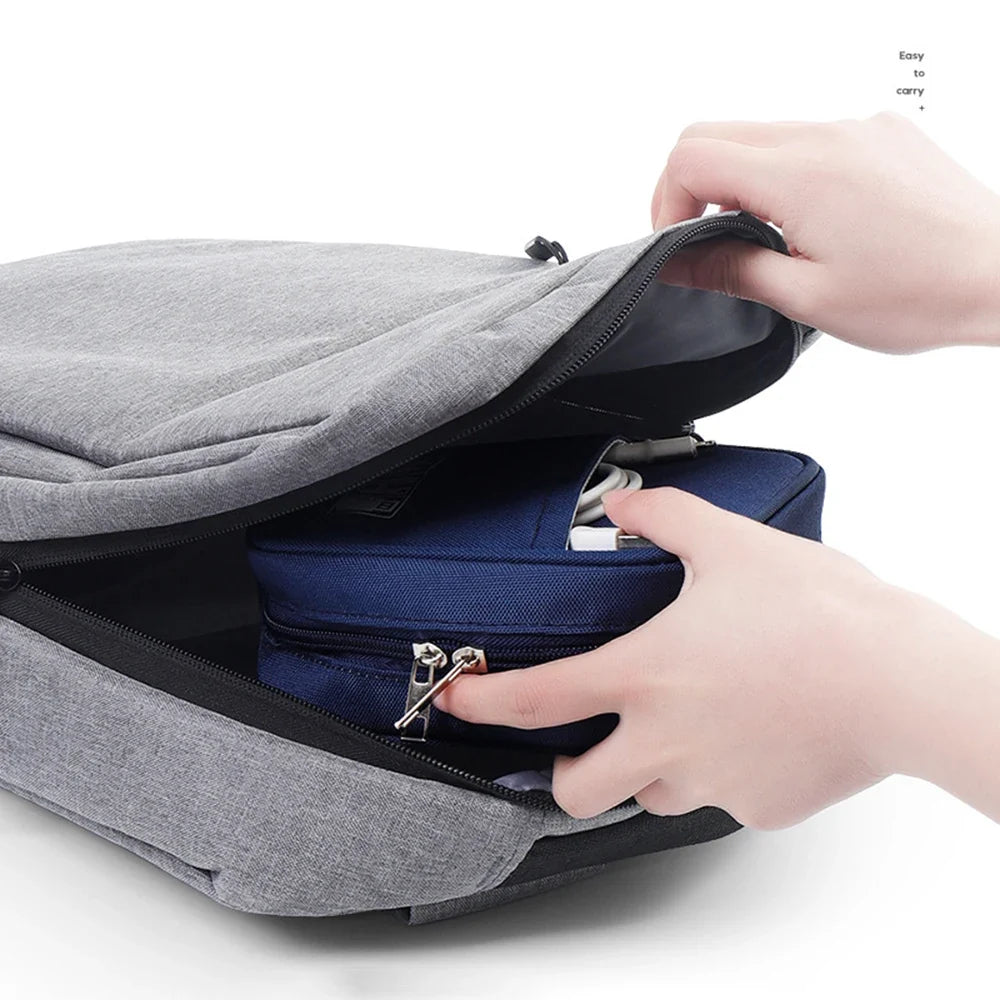 Waterproof Portable Cable Organizer Bag Travel Digital Accessories