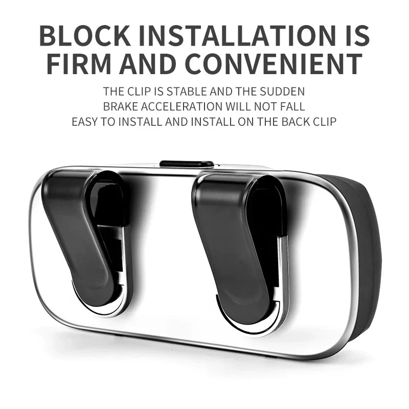 Car Sun Visor Sunglasses Holder & Eyeglass Case | Press Button