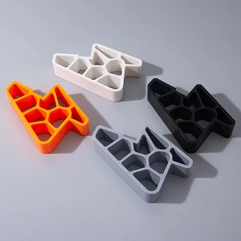 2-Pack Heavy Duty Non-Slip Door Stopper Wedge | Anti-Slam