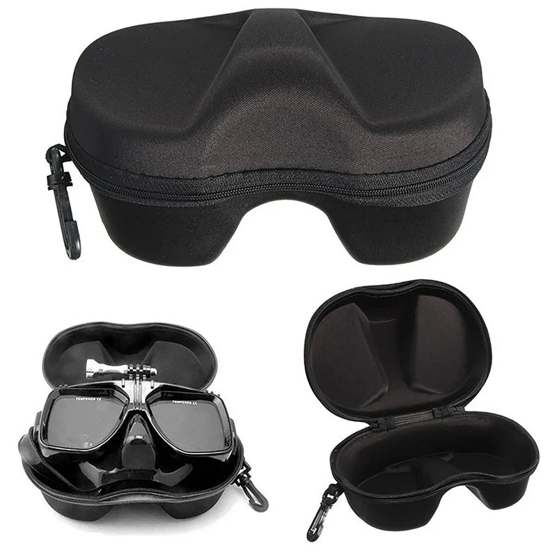 Diving Mask Storage Box – EVA Zipper Case for Snorkel Sets