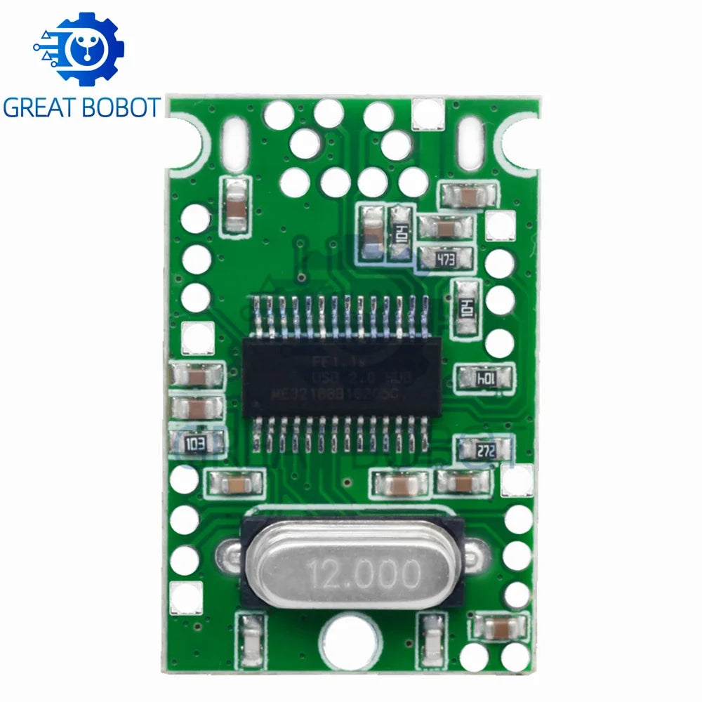 USB 2.0 Hub Module – 1-to-4 Port Expansion Adapter Board