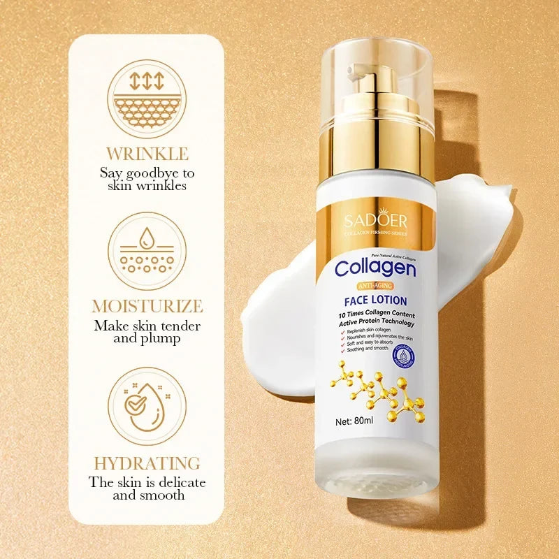 SADOER Collagen Facial Serum – Hydrating, Oil Control 80ml