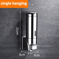 Wall Mounted Stainless Steel Soap Dispenser | 300ml Bathroom