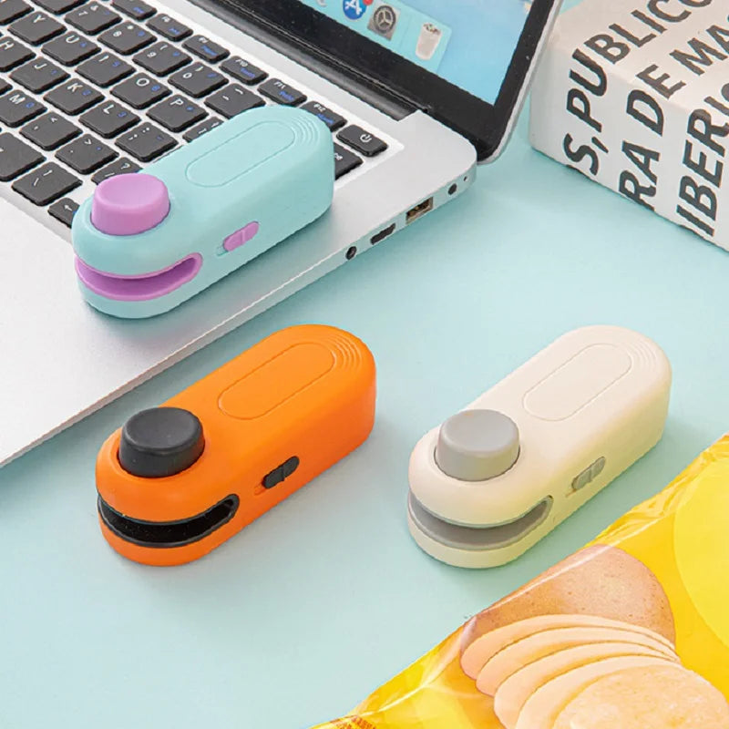 Portable Mini Sealer 1 Heat Snacks Home Use Rechargeable Vacuum