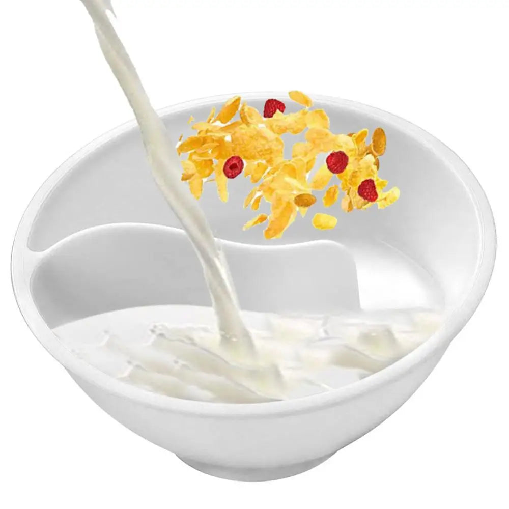 Dry Wet Separation Cereal Bowl – BPA-Free Breakfast Bowl