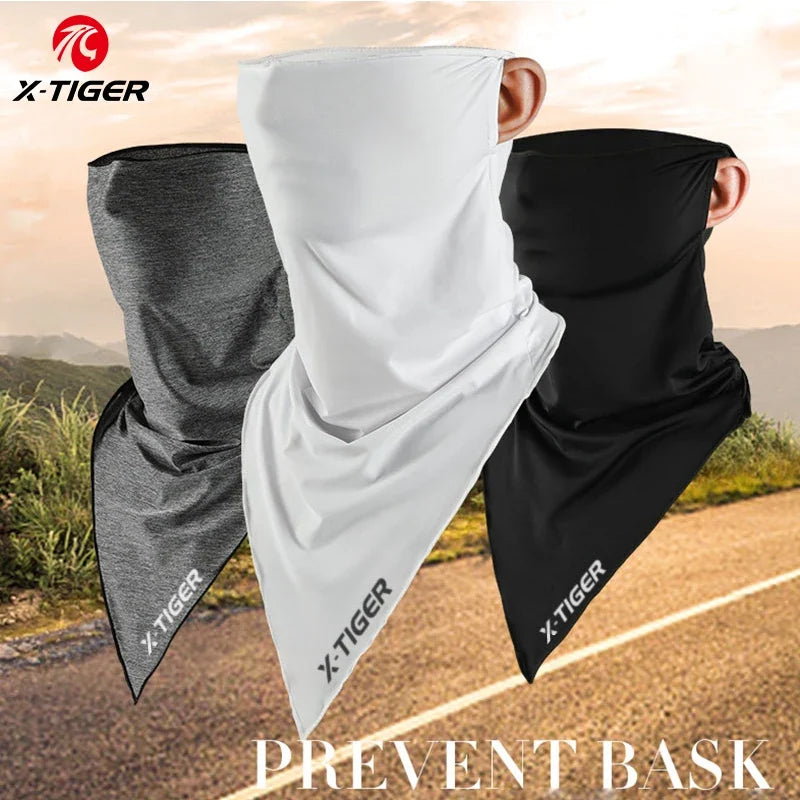 X-TIGER Ice Fabric Sport Face Mask & Headband | UV Protection