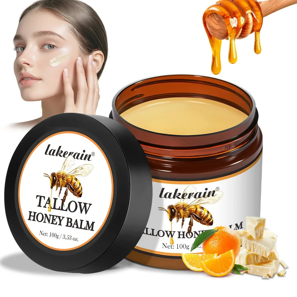 Grass-Fed Beef Tallow & Raw Honey Balm | Natural Moisturizer