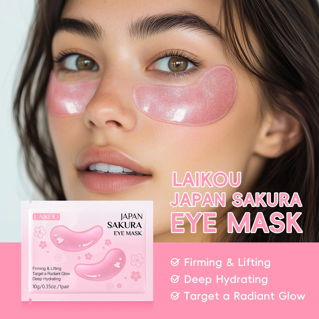 LAIKOU Sakura Eye Mask – Firming Hydrating Under Eye Patches