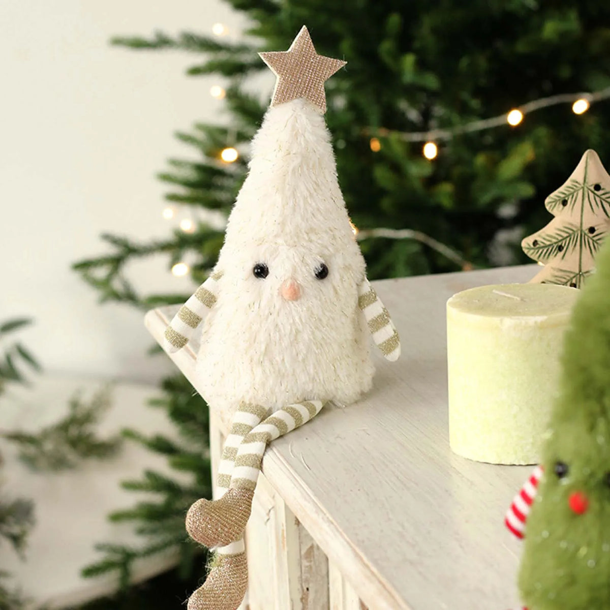 Christmas Gnome Doll Tabletop Figurine | Festive Holiday Decor