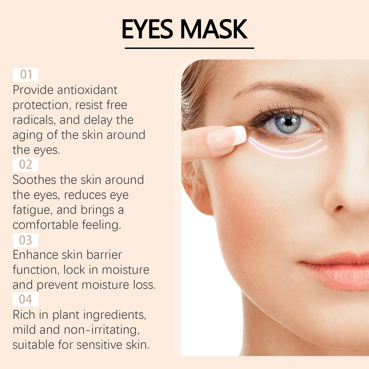Jaysuing Coffee Eye Mask – Dark Circles & Anti-Aging Patches