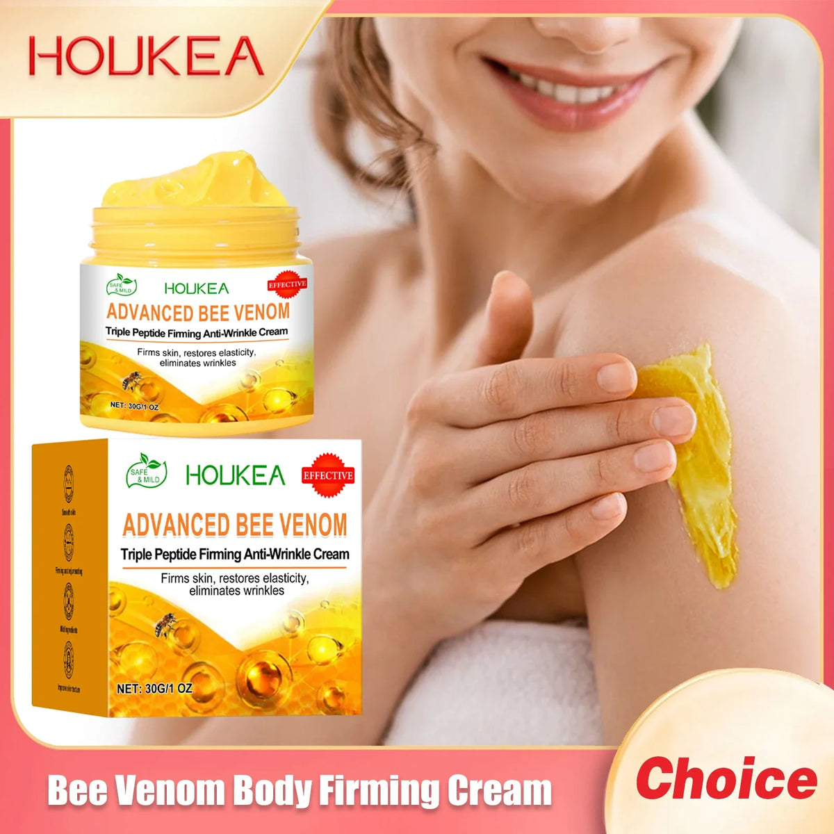 WIYUN Bee Venom Body Firming & Brightening Cream 30g
