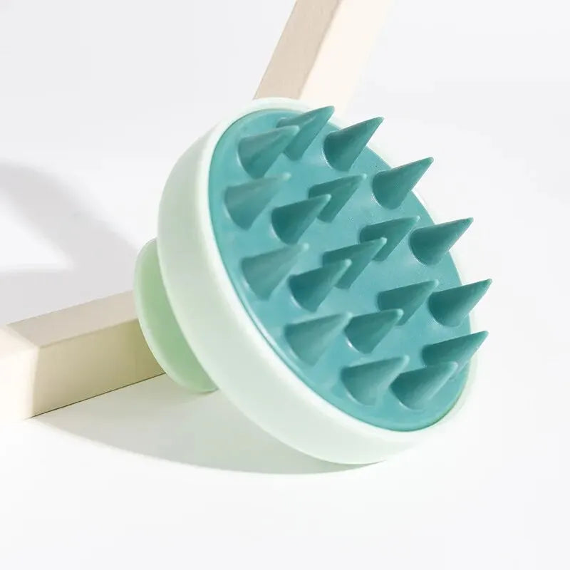 Silicone Scalp Massage Brush – Shampoo & Shower Body Comb