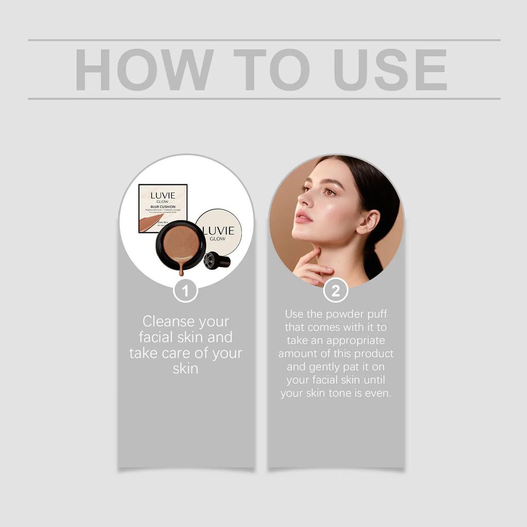 Moisturizing Air Cushion Foundation – Waterproof & Brightening
