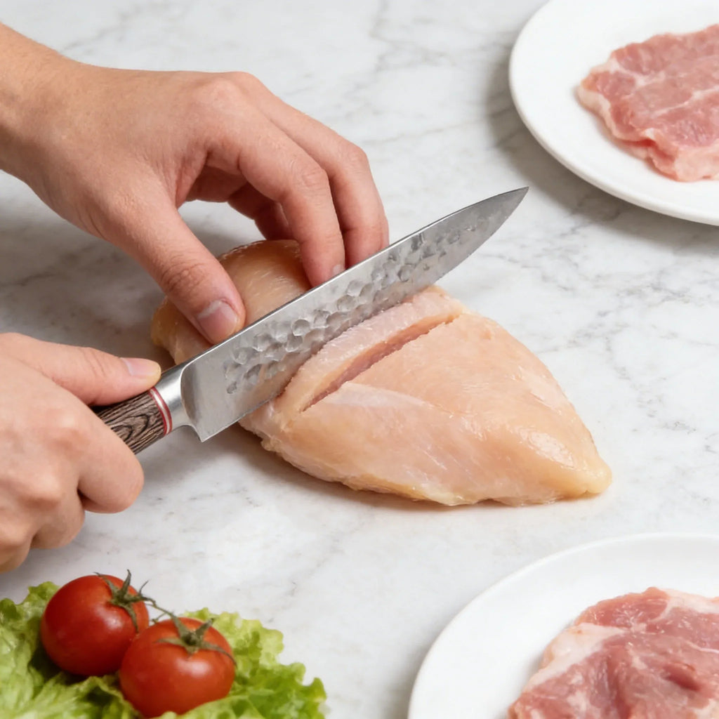 Forged Steel Kitchen Knife – Chef, Paring & Cleaver Knife
