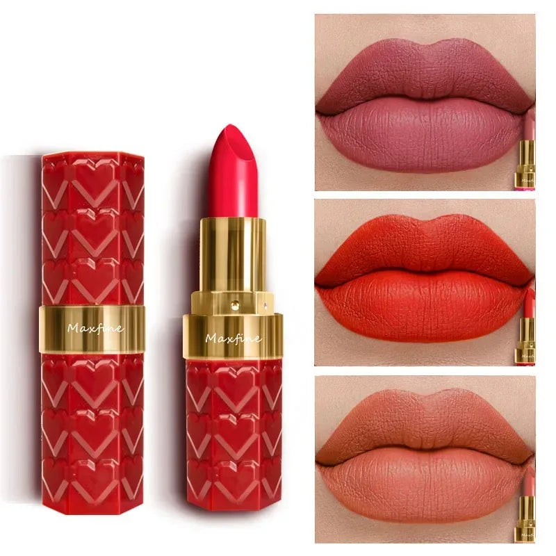 Nude Matte Lipsticks 4 Colors Waterproof Long Lasting Lip Stick Not