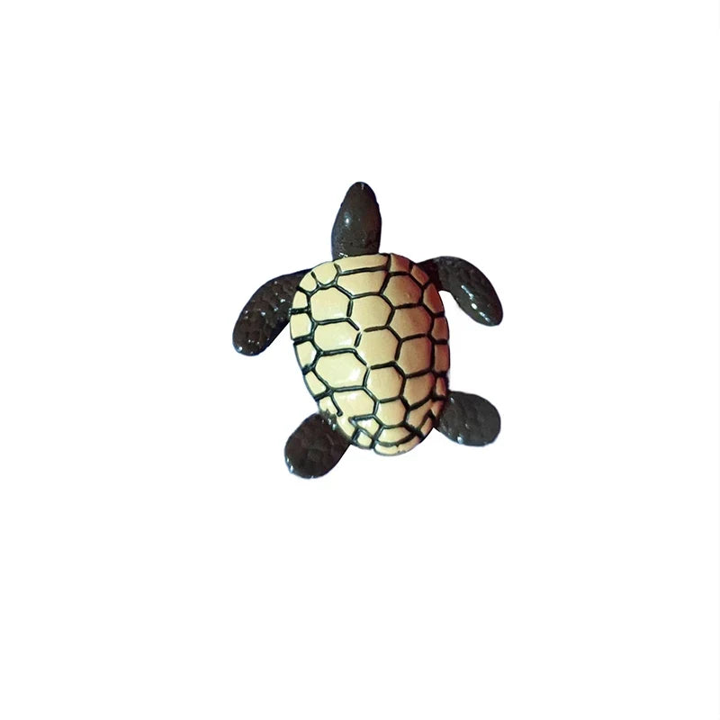 Mini Sea Turtle Resin Ornament – Aquarium & Home Decor