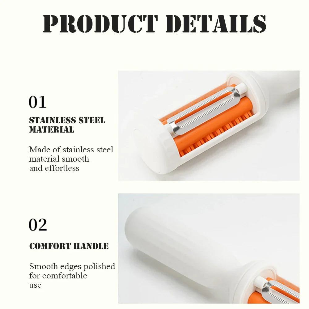 2-in-1 Vegetable Peeler with Cleaning Brush | Aihogard