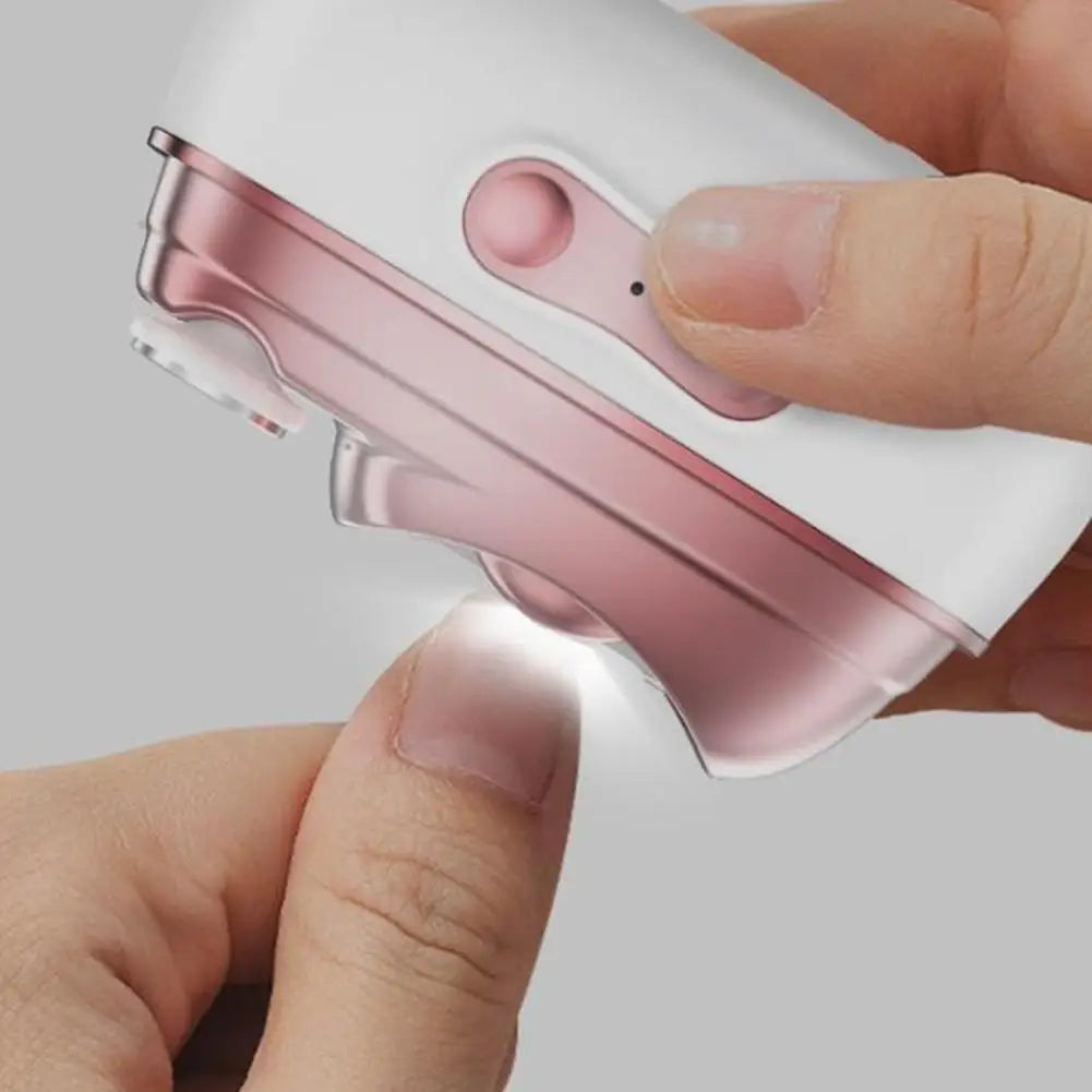 4-in-1 Electric Nail Grinder, Trimmer & Polisher with UV LED Lamp