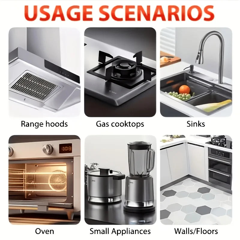 Kitchen Degreaser Spray 3.38oz – Oven, Air Fryer & Cookware