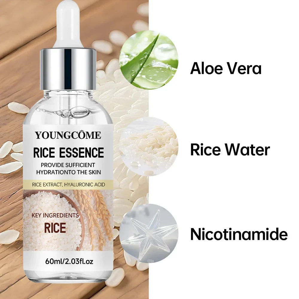 Rice Ampoule Duo Gentle Exfoliating Deep Hydrating Serum Radiant Skin