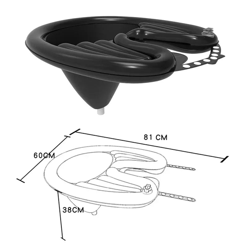 Inflatable Foldable Shampoo Basin – Portable Hair Washing Tub