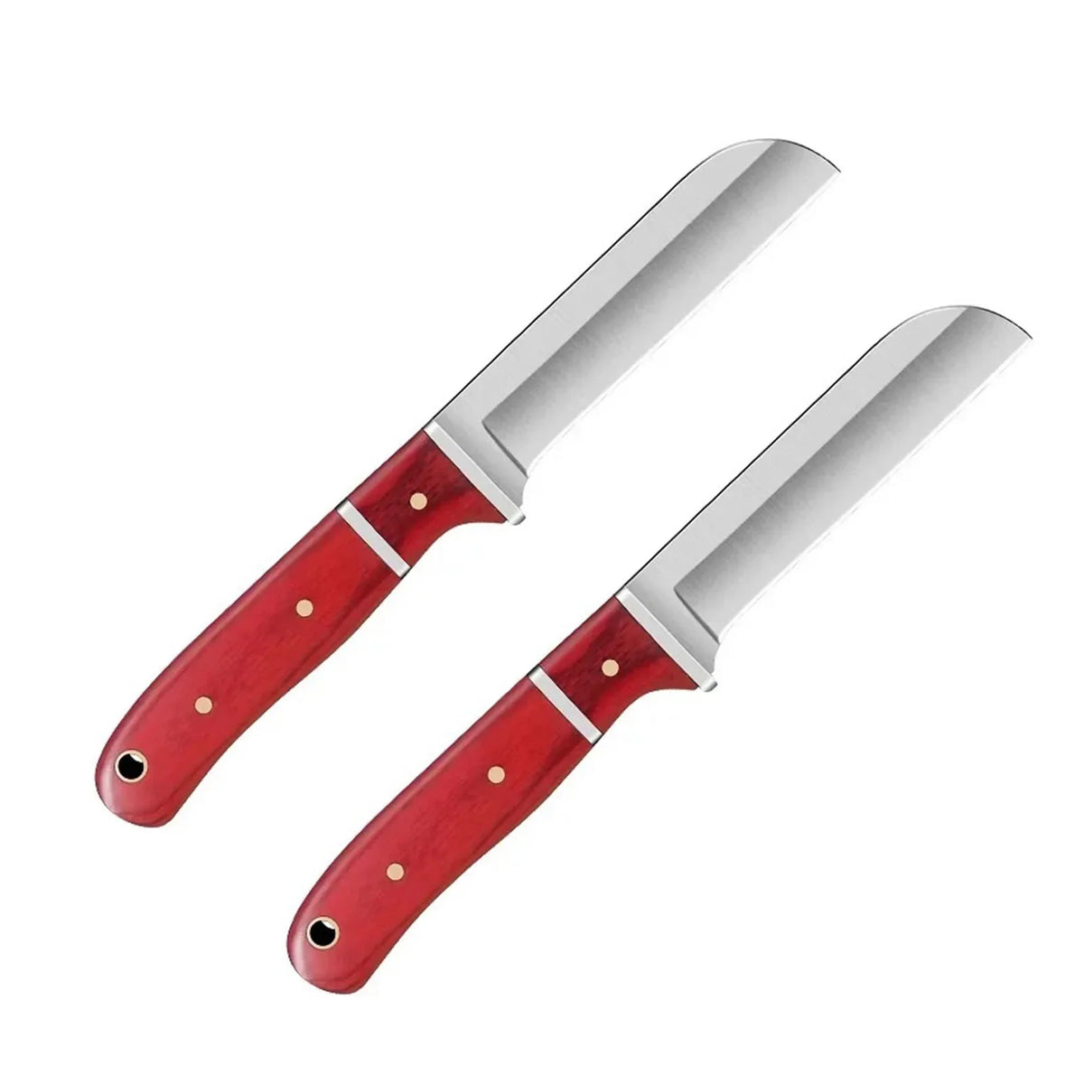 PLYS Stainless Steel Peeler Knife with Wood Handle | 16cm