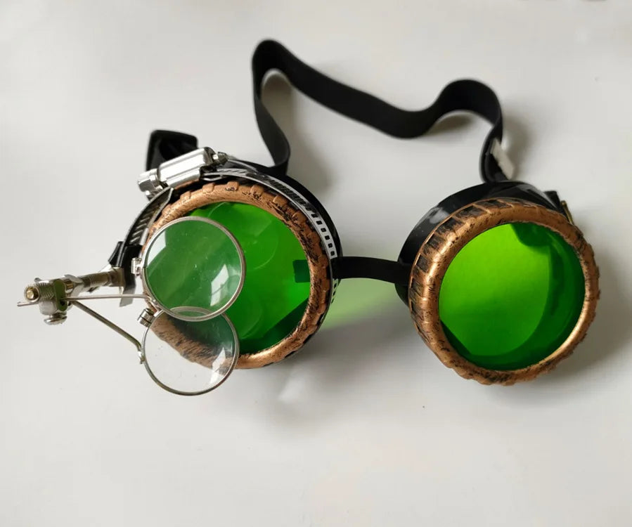 Steampunk Vintage Magnifying Goggles | Cosplay Prop