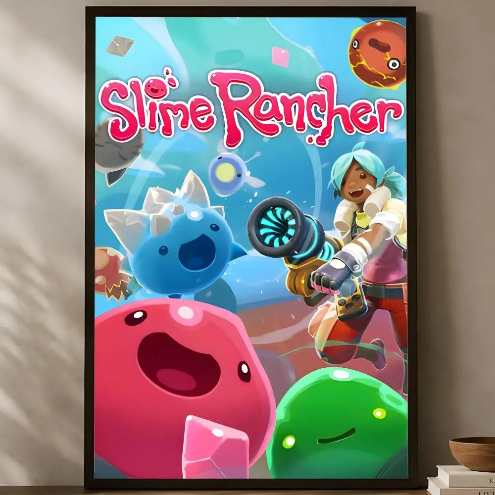 Slime Rancher Game Poster – Self-Stick HD Waterproof Wall Art