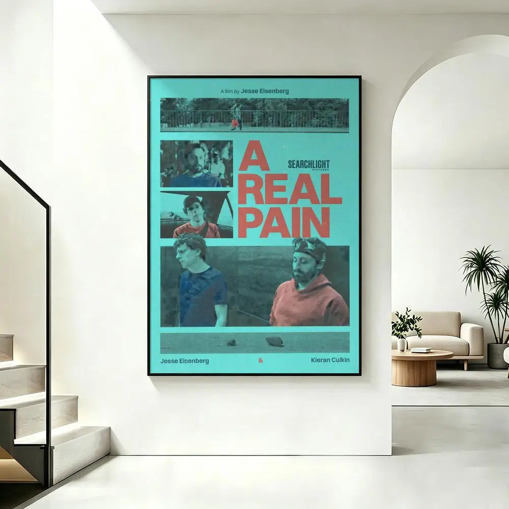 A Real Pain Movie Poster – HD Waterproof Wall Art Print