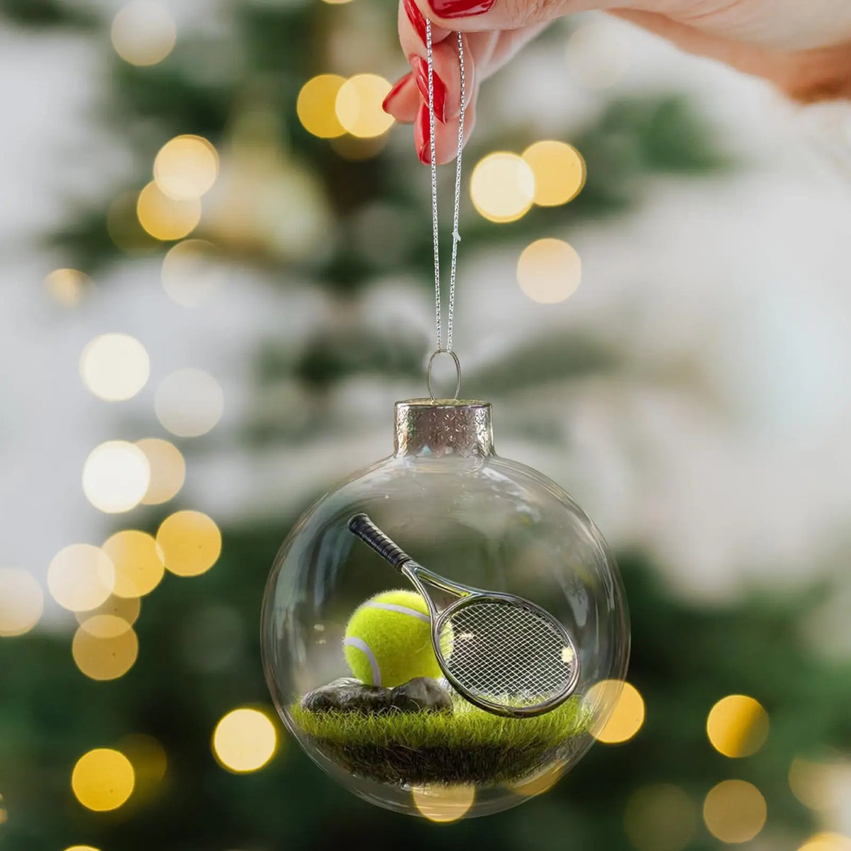 Sports Theme Christmas Ornament Ball Miniature Football Basketball