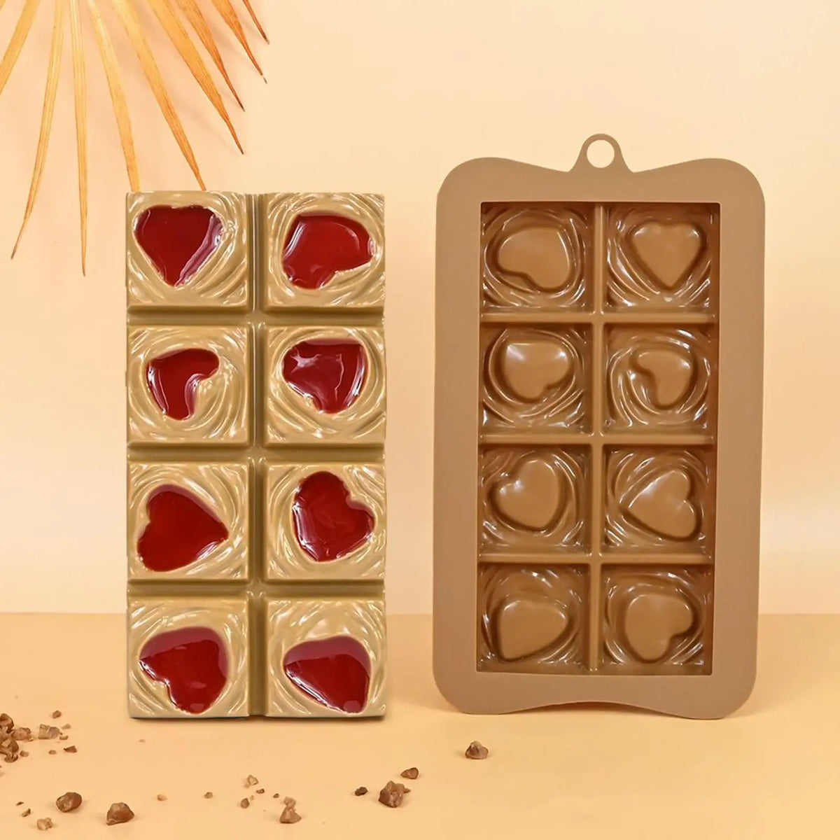 Food Grade Silicone Chocolate Bar Molds – Break-Apart Candy Kit