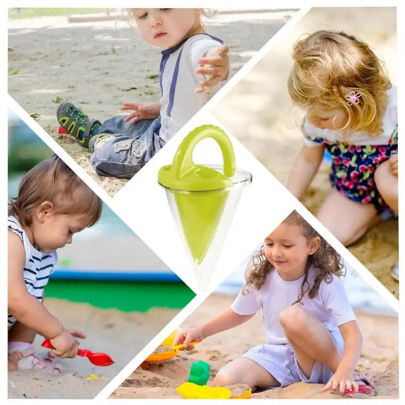 Beach Children Wash Sand Overflow Funnel Outdoor Family Sandhopper