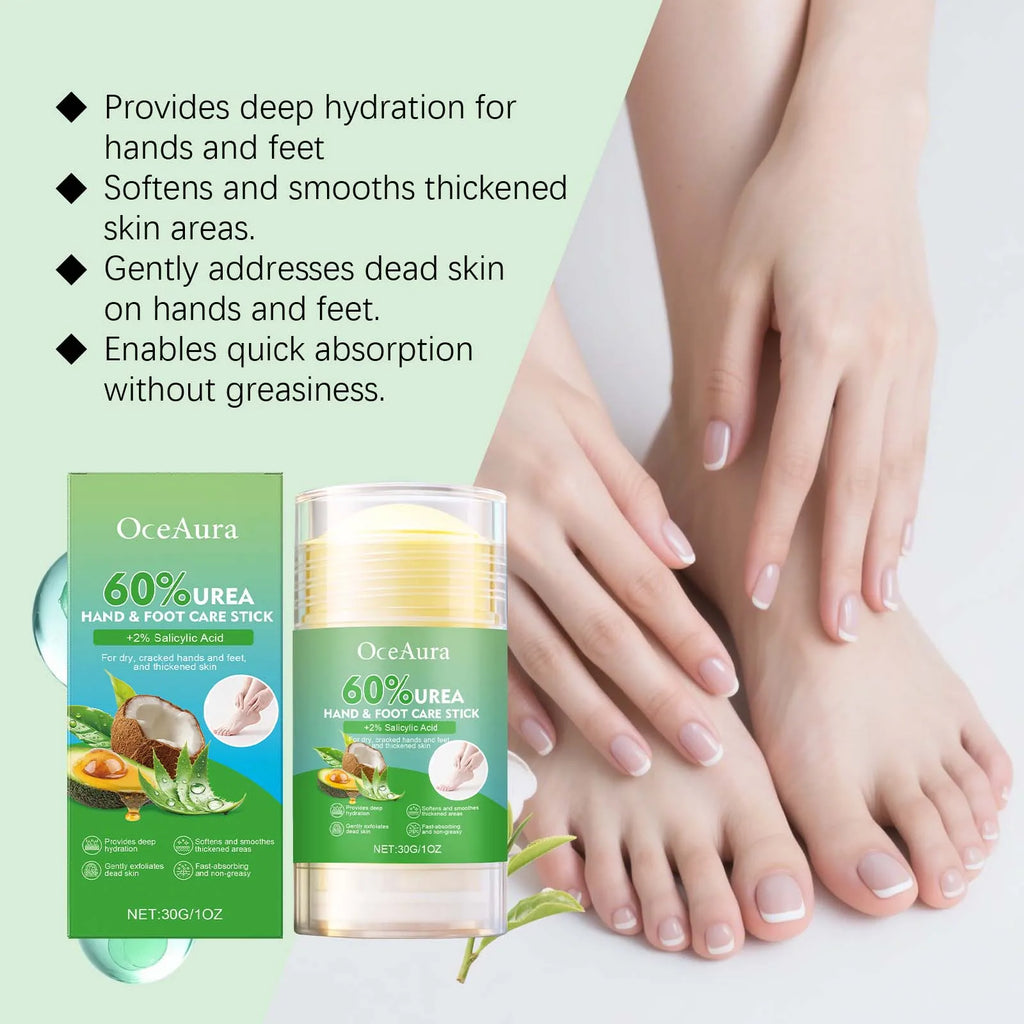 OceAura 60% Urea Foot & Hand Repair Stick | Cracked Heel Balm