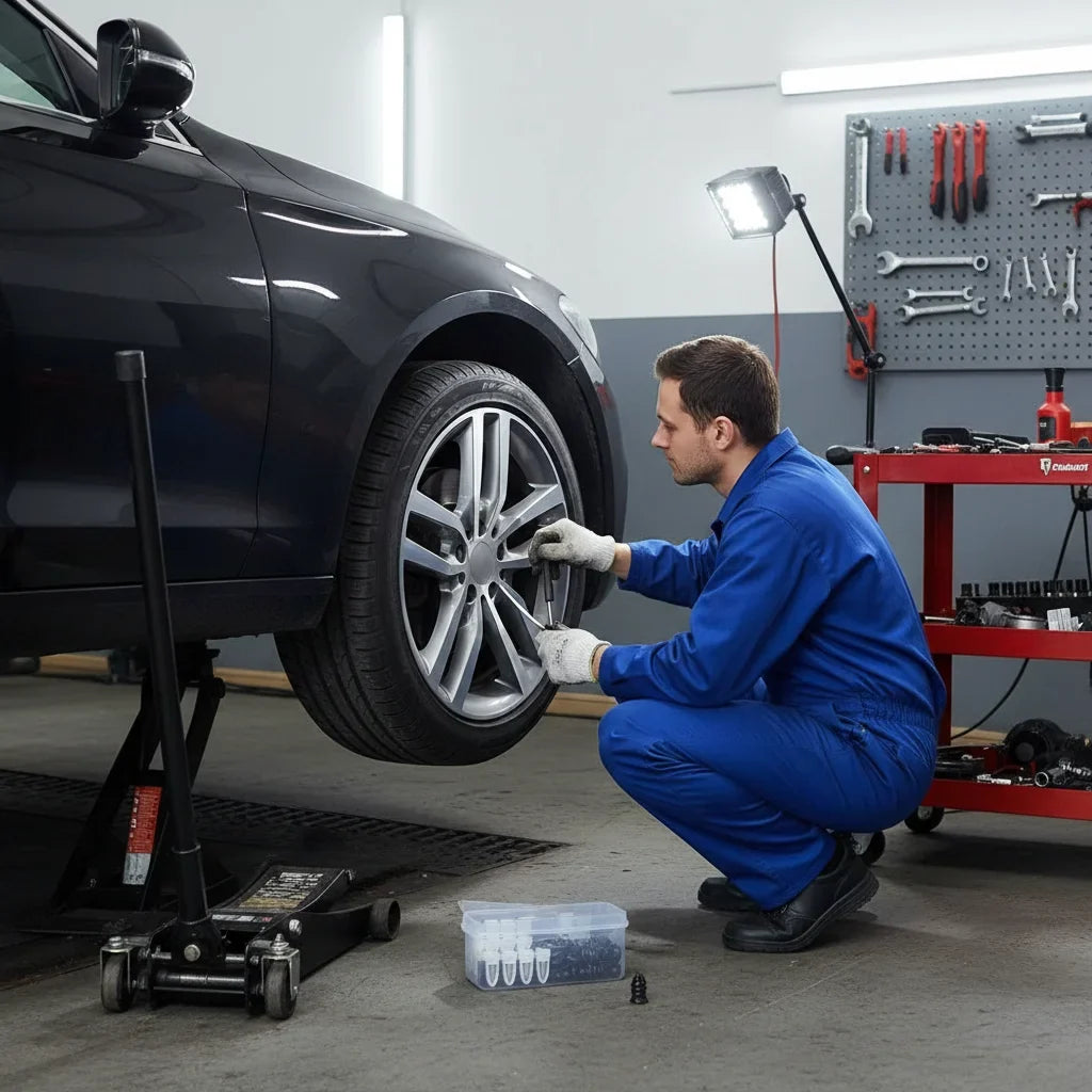 Vacuum Tire Puncture Repair Screwdriver Storage Box Self-service Plug